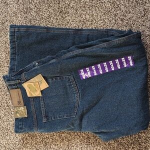 BC Clothing Company Fleece Lined Denim Jeans Size 40x32 NEW